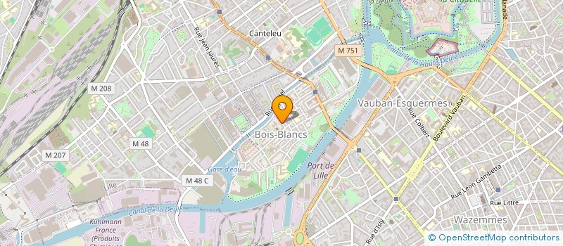 localisation de l'entreprise LA 59 BPM à LILLE