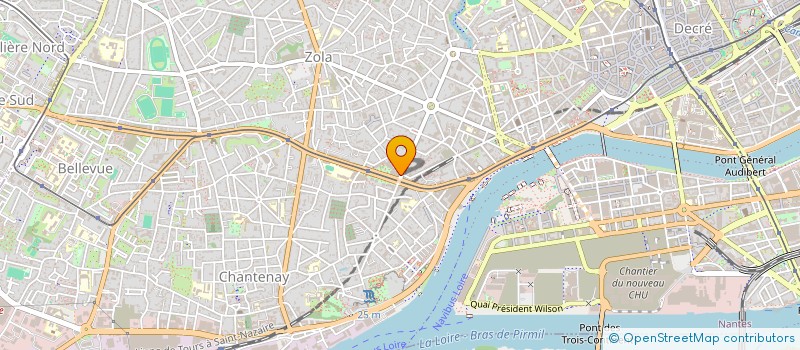 localisation de l'entreprise LA 62 DE SAINT-AIGNAN à NANTES