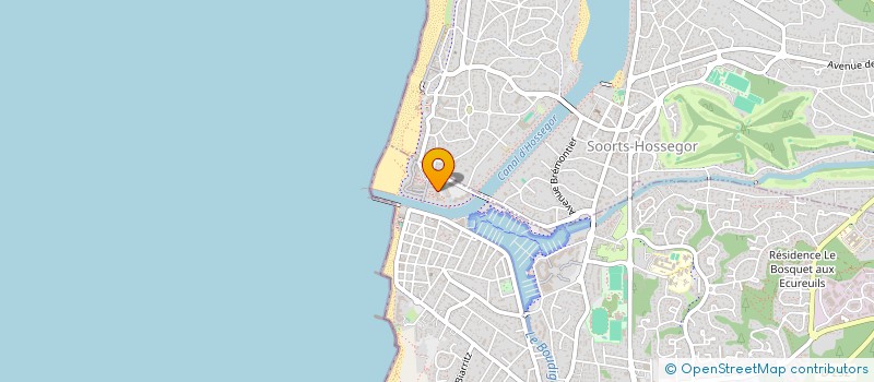 localisation de l'entreprise LA 6E AVENUE à CAPBRETON