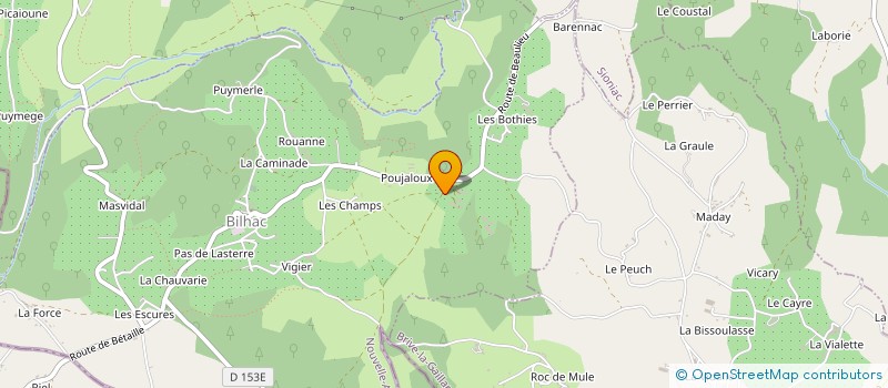 localisation de l'entreprise LA 7EME ARCHE à BILHAC