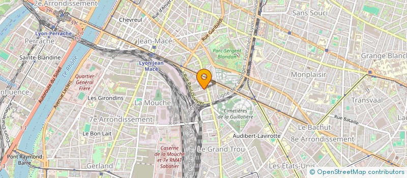 localisation de l'entreprise LA 7EME SONO  LYON