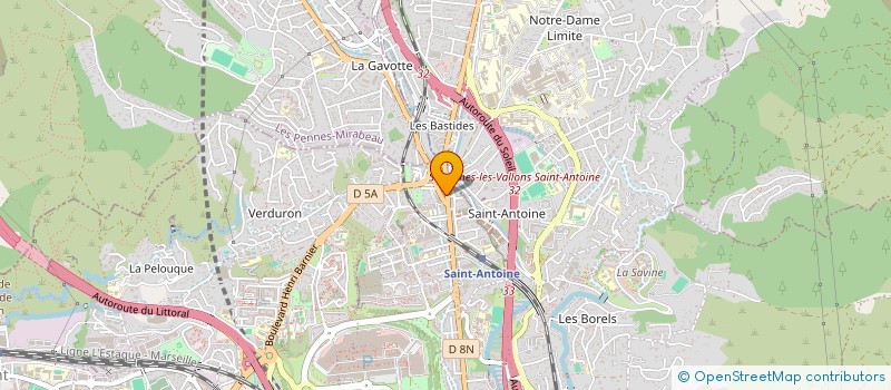 localisation de l'entreprise LA à MARSEILLE