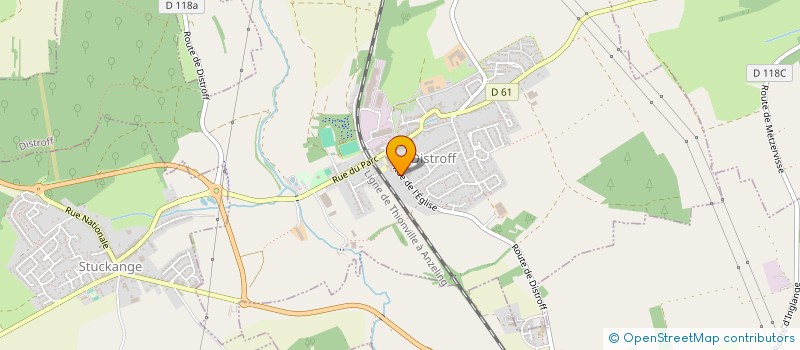 localisation de l'entreprise LA 90TH US  DISTROFF