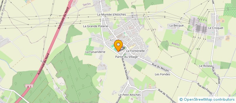 localisation de l'entreprise LA 9EME COMPAGNIE  ATTICHES