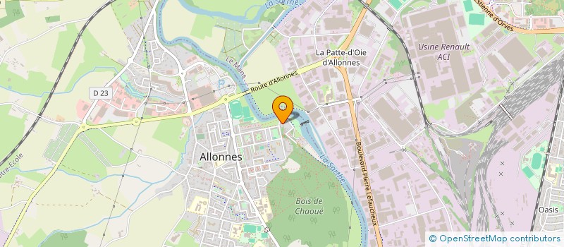 localisation de l'entreprise LA AIRMAX à ALLONNES