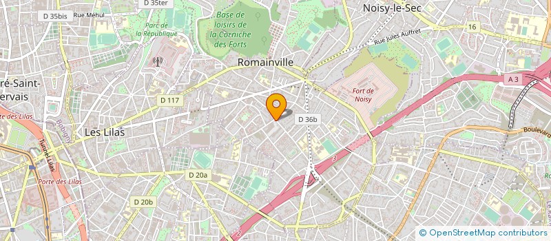 localisation de l'entreprise LA'AK TOUSSEU à ROMAINVILLE