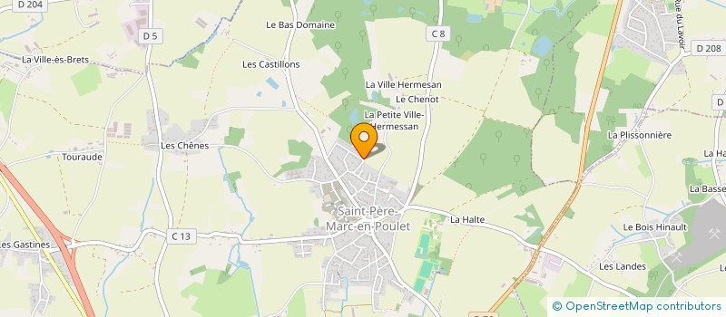 localisation de l'entreprise LA ALAMEDA  SAINT-PERE-MARC-EN-POULET