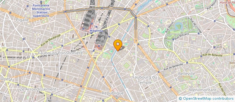 localisation de l'entreprise LA ARCHITECTURES  PARIS