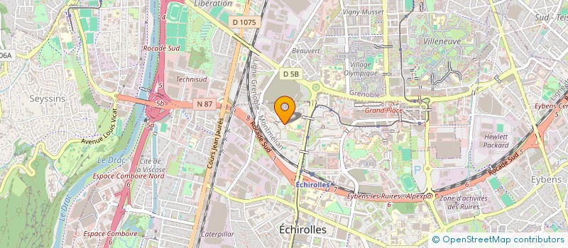 localisation de l'entreprise LA AUTOS à ECHIROLLES