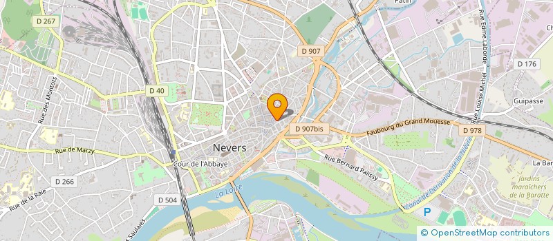 localisation de l'entreprise LA B.A.C à NEVERS