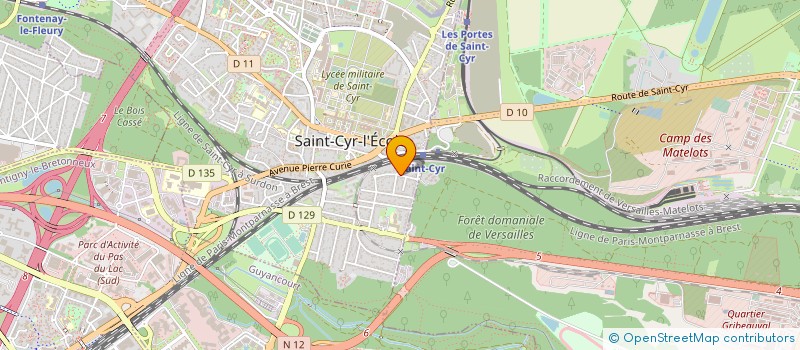 localisation de l'entreprise LA B. ATTITUDE  SAINT-CLEMENT-DES-LEVEES