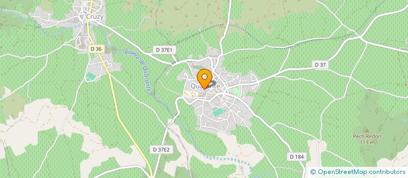 localisation de l'entreprise LA B COMPAGNIE  QUARANTE