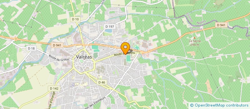 localisation de l'entreprise LA B.L à VALREAS