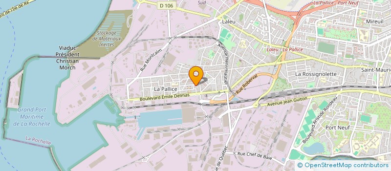 localisation de l'entreprise LA-BA  LA ROCHELLE