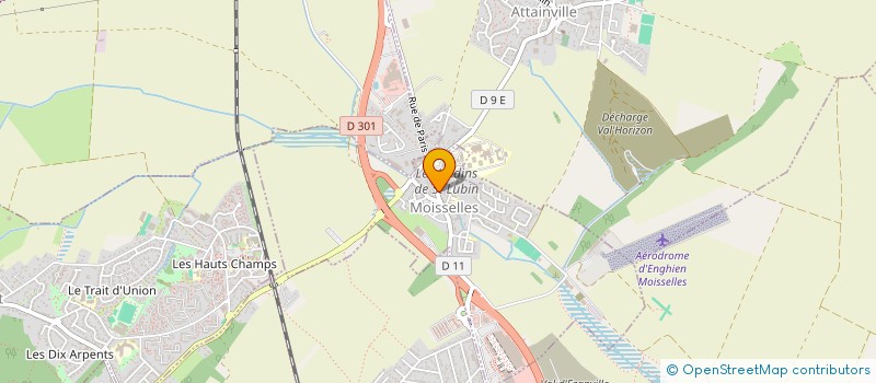 localisation de l'entreprise LA BAAROUNIERE à MOISSELLES