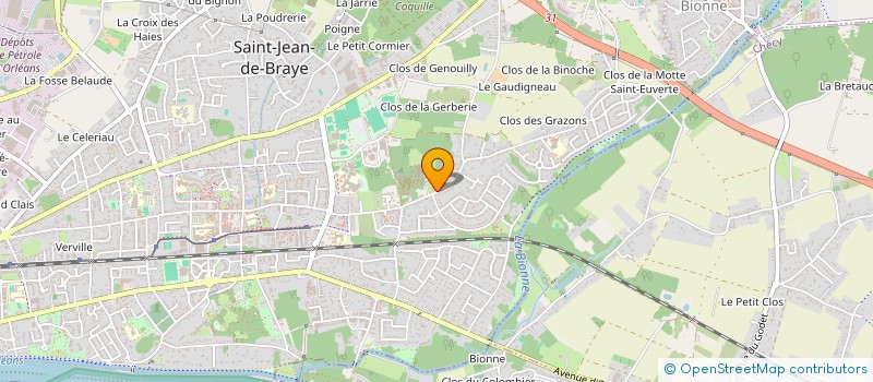 localisation de l'entreprise LA BAAZ PRIVE à SAINT-JEAN-DE-BRAYE