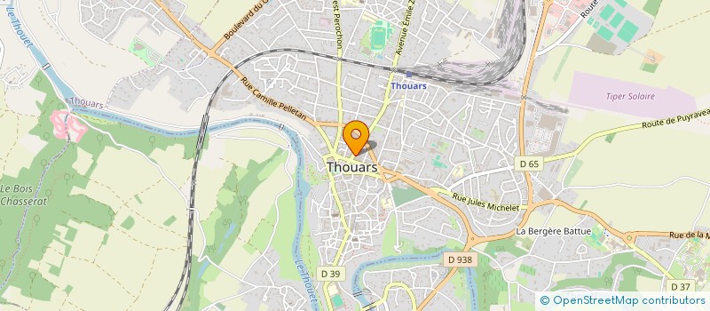 localisation de l'entreprise LA BABINERIE  THOUARS