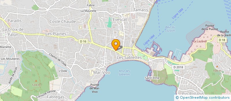 localisation de l'entreprise LA BABOUCHE D'ARGAN D'OR à LA SEYNE-SUR-MER