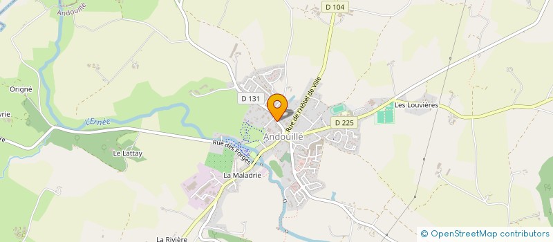 localisation de l'entreprise LA BAC SERVICES  LA BACONNIERE