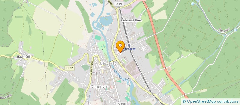 localisation de l'entreprise LA BACCHAMOISE GYMNASTIQUE  LACHAPELLE