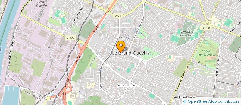 localisation de l'entreprise LA BACHE NORMANDE  LE GRAND-QUEVILLY