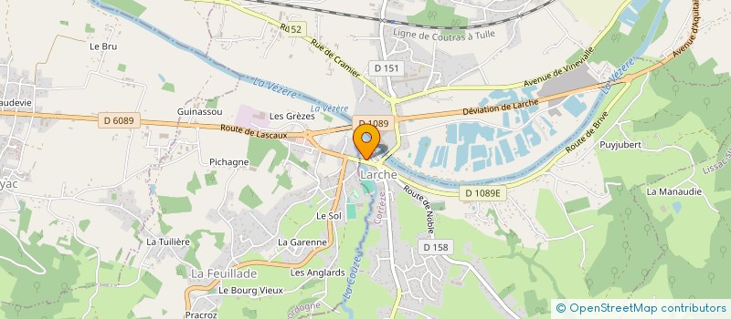localisation de l'entreprise LA BACIERE  LARCHE
