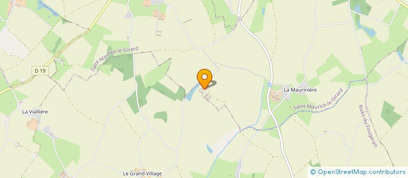 localisation de l'entreprise LA BACLIERE  SAINT-MAURICE-LE-GIRARD