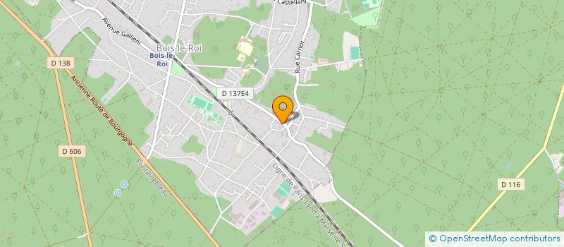 localisation de l'entreprise LA BACOTTE  BOIS-LE-ROI