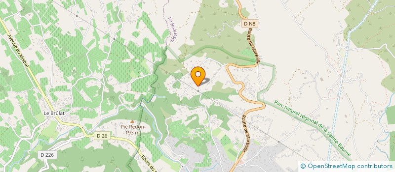 localisation de l'entreprise LA BADASSIERO BED & RACING  LE BEAUSSET