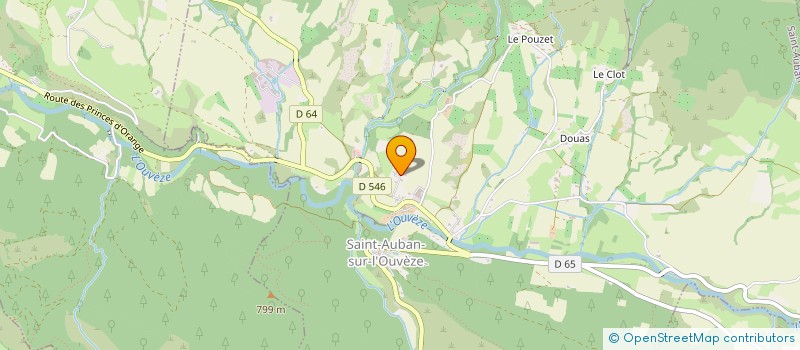 localisation de l'entreprise LA BADIANE  MONTAUBAN SUR L'OUVEZE