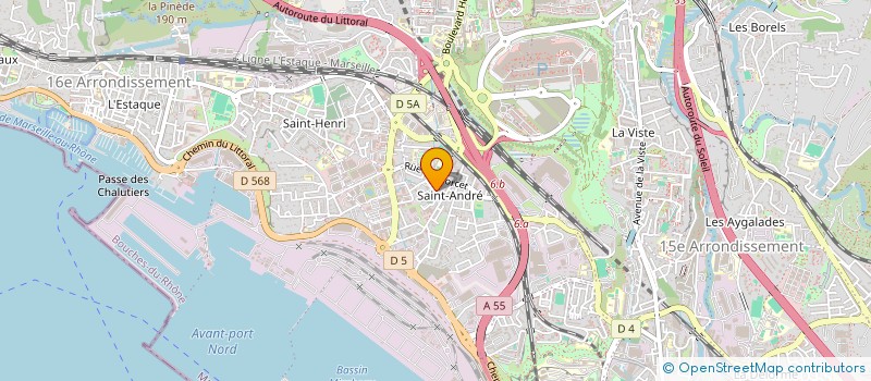 localisation de l'entreprise LA BADINE à MARSEILLE