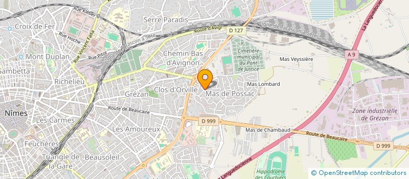 localisation de l'entreprise LA BAELA  NIMES