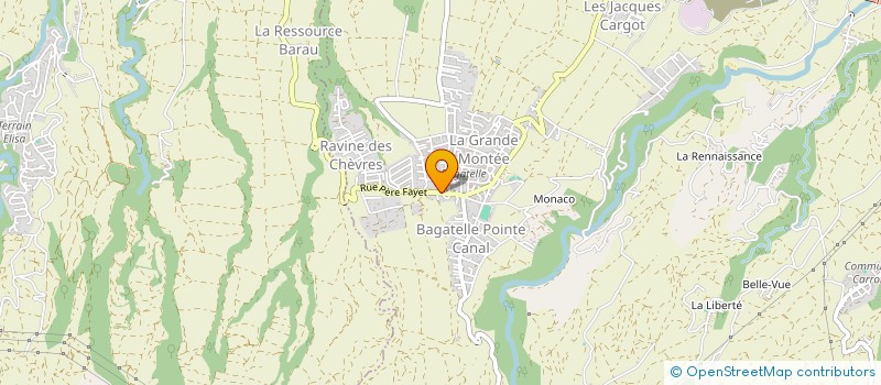 localisation de l'entreprise LA BAGA  SAINTE-SUZANNE