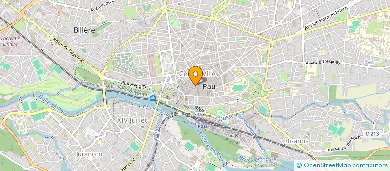 localisation de l'entreprise LA BAGAGERIE DES CORDELIERS à PAU