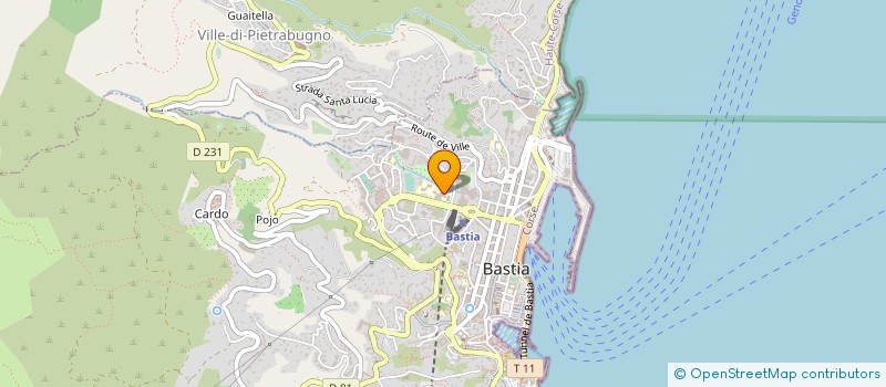 localisation de l'entreprise LA BAGATELLE à BASTIA