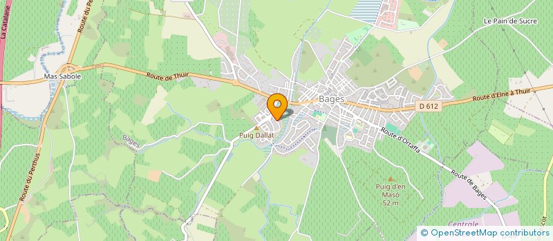 localisation de l'entreprise LA BAGESHELESMES à BAGES
