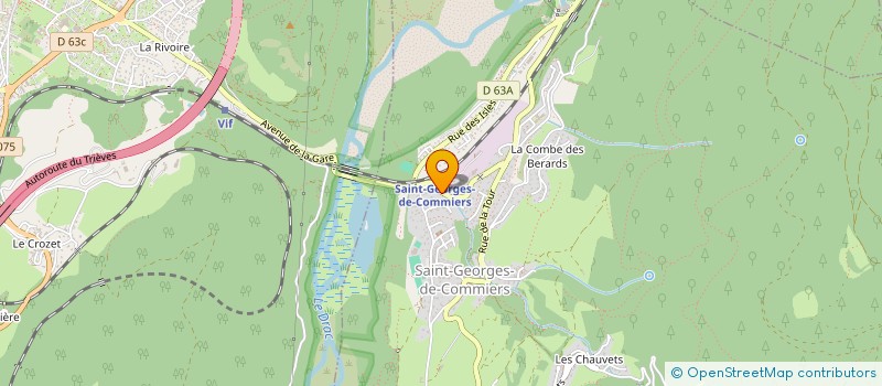 localisation de l'entreprise LA BAGUETTE AU LEVAIN  SAINT-GEORGES-DE-COMMIERS