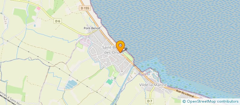 localisation de l'entreprise LA BAGUETTE BENEDECTINE à SAINT-BENOIT-DES-ONDES