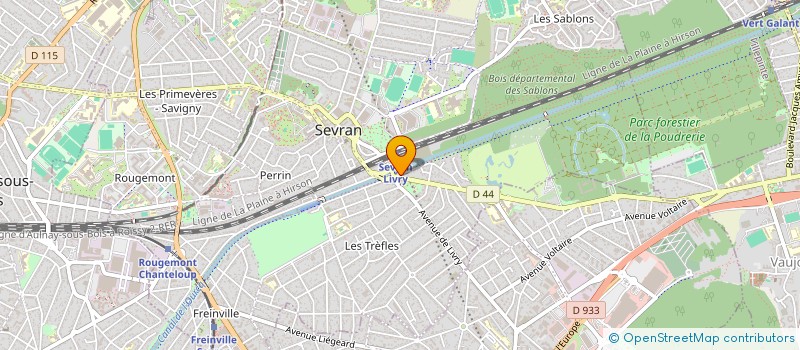 localisation de l'entreprise LA BAGUETTE D'OR à SEVRAN