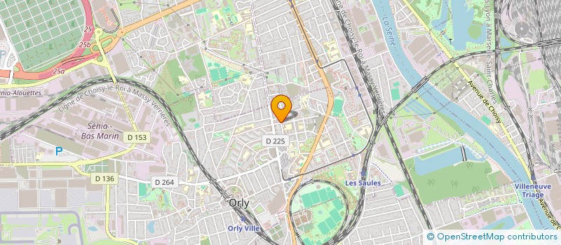 localisation de l'entreprise LA BAGUETTE D'ORLY à ORLY