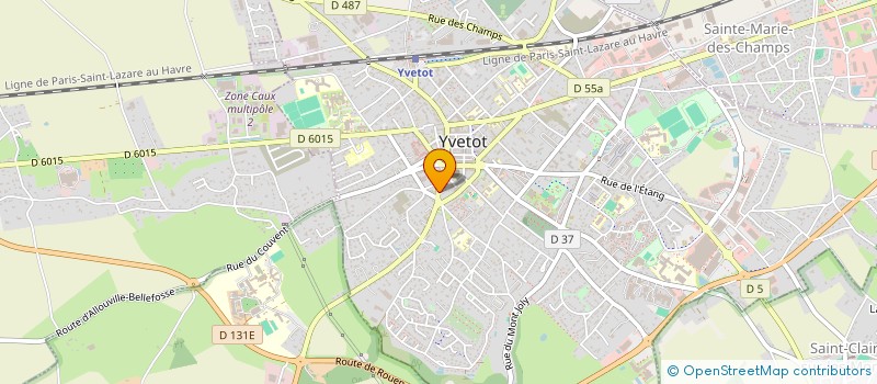 localisation de l'entreprise LA BAGUETTE D'YVETOT à YVETOT