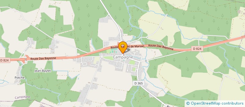 localisation de l'entreprise LA BAGUETTE DE CAMPAGNE  CAMPAGNE