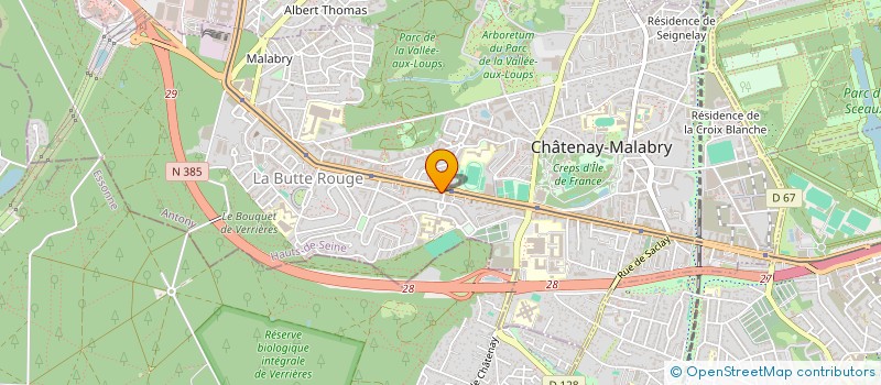 localisation de l'entreprise LA BAGUETTE DE MALABRY à CHATENAY-MALABRY