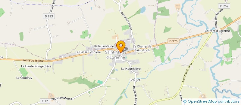 localisation de l'entreprise LA BAGUETTE DE SAINT MARS  SAINT-MARS-D'EGRENNE