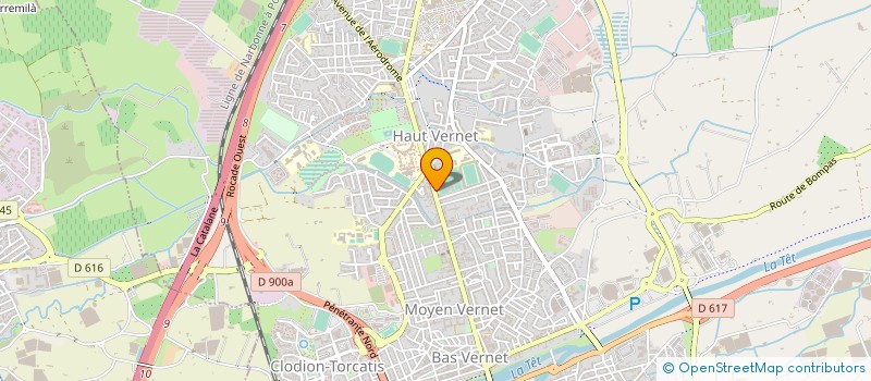 localisation de l'entreprise LA BAGUETTE DU SUD à PERPIGNAN