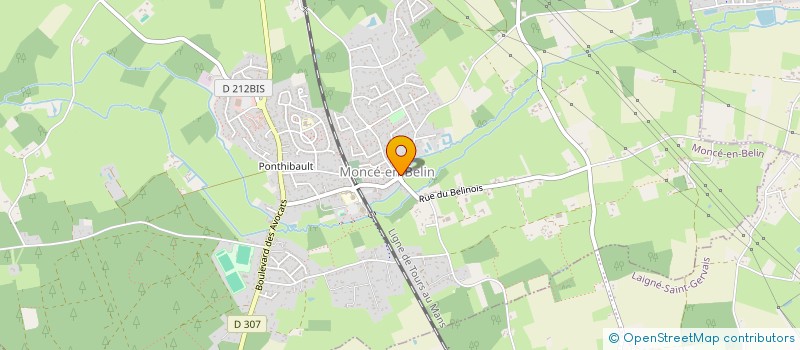 localisation de l'entreprise LA BAGUETTE MAGIQUE 3  MONCE-EN-BELIN