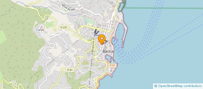 localisation de l'entreprise LA BAGUETTE MAGIQUE à BASTIA