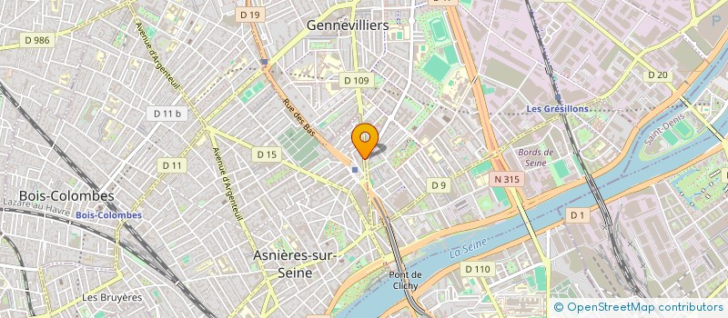 localisation de l'entreprise LA BAGUETTE MAGIQUE à ASNIERES-SUR-SEINE