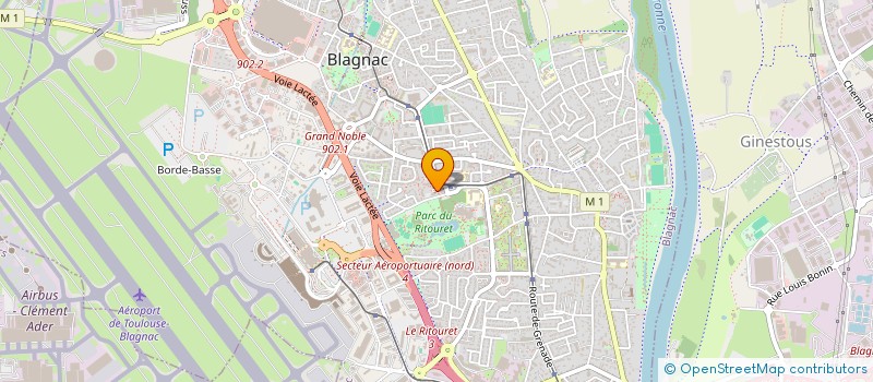localisation de l'entreprise LA BAGUETTE OCCITANE à BLAGNAC