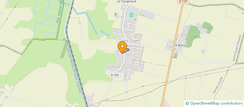 localisation de l'entreprise LA BAGUETTE SCINTILLANTE  SAINT-OUEN-D'AUNIS